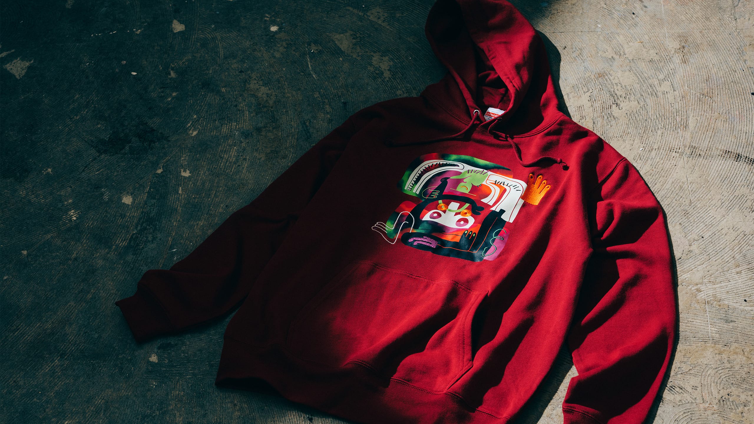 United Athle collaboration hoodie