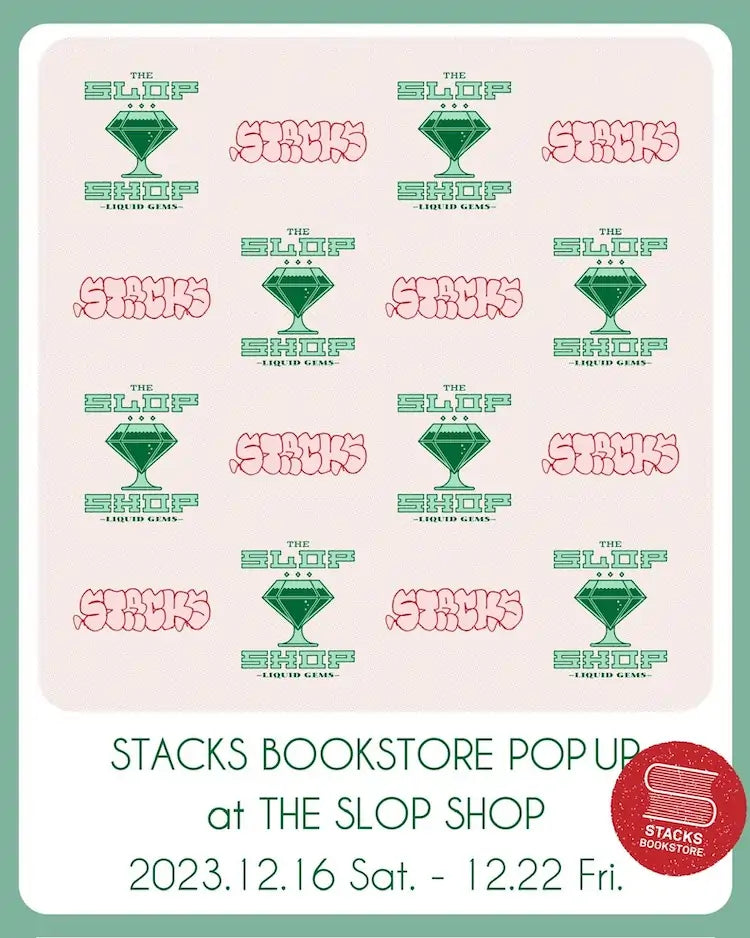 stacks bookstore POP UP