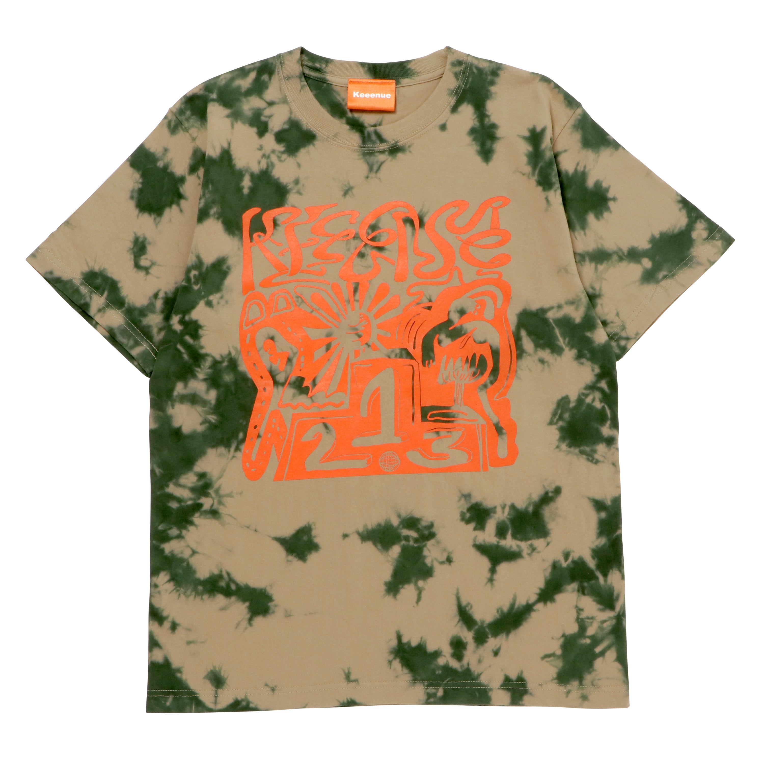 TIEDYE Tee -Khaki