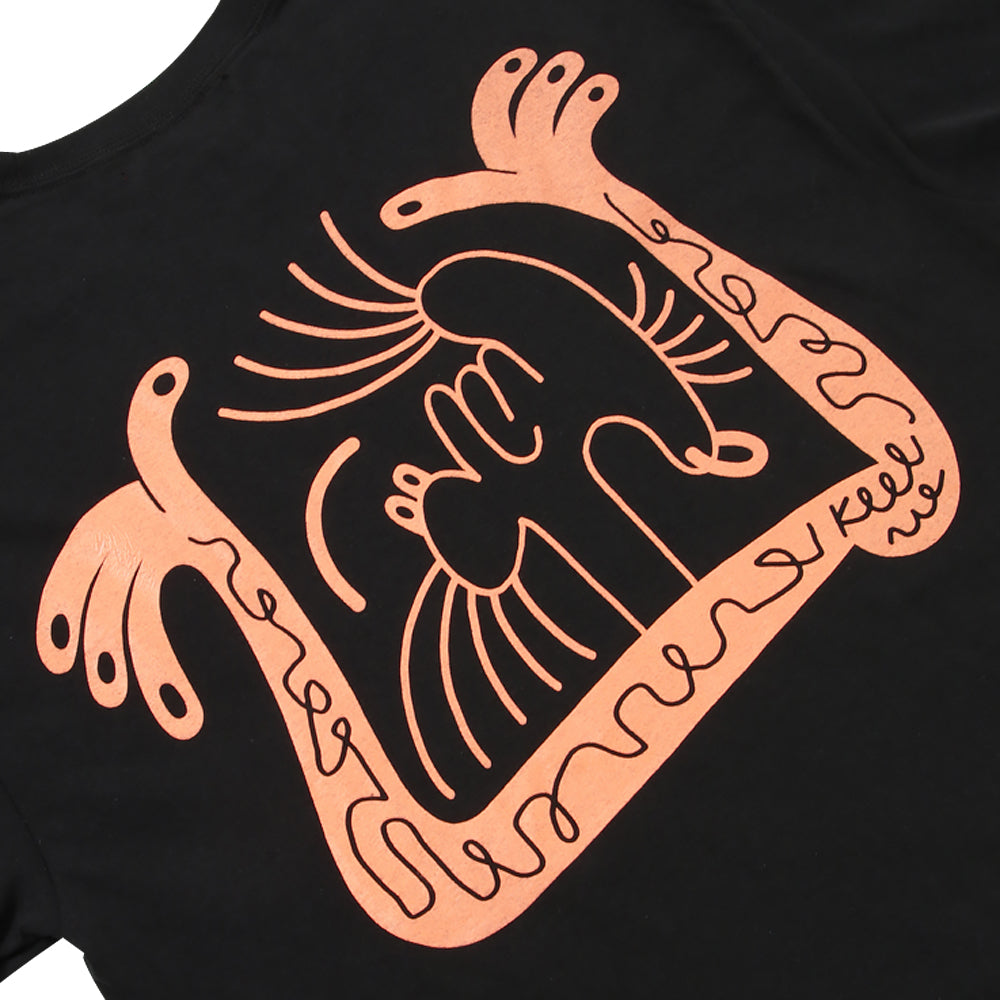 STORY IN STORY LONG SLEEVE TEE -Black