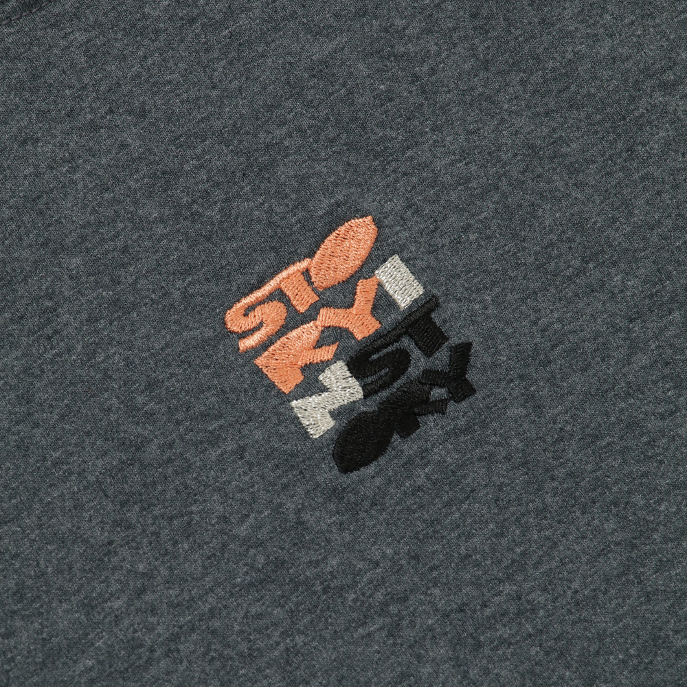 STORY IN STORY LONG SLEEVE TEE -Gray
