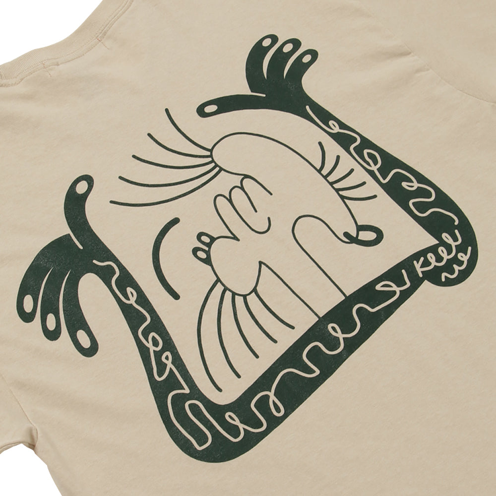 STORY IN STORY LONG SLEEVE TEE -Beige
