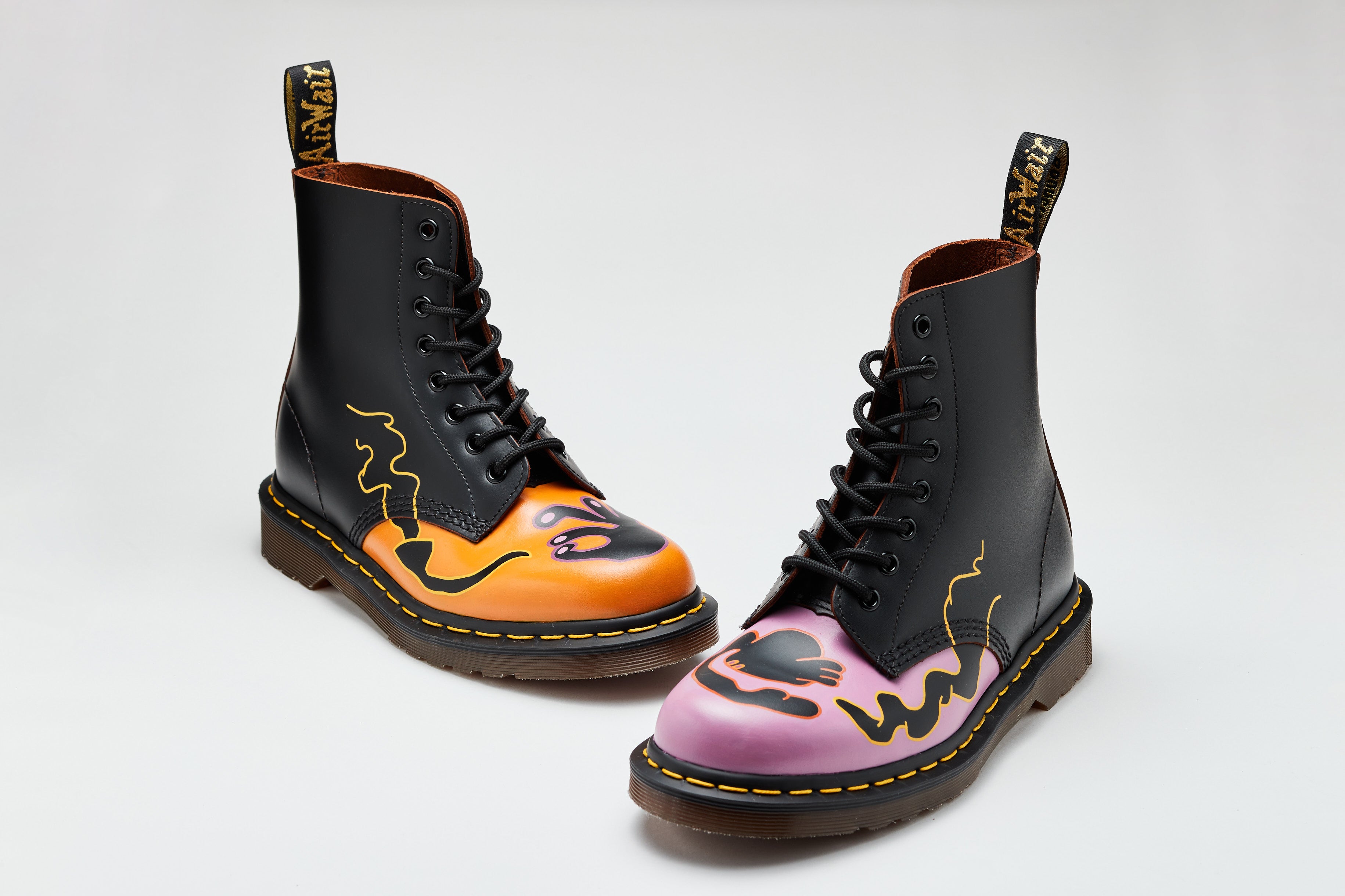 Flame on sale dr martens